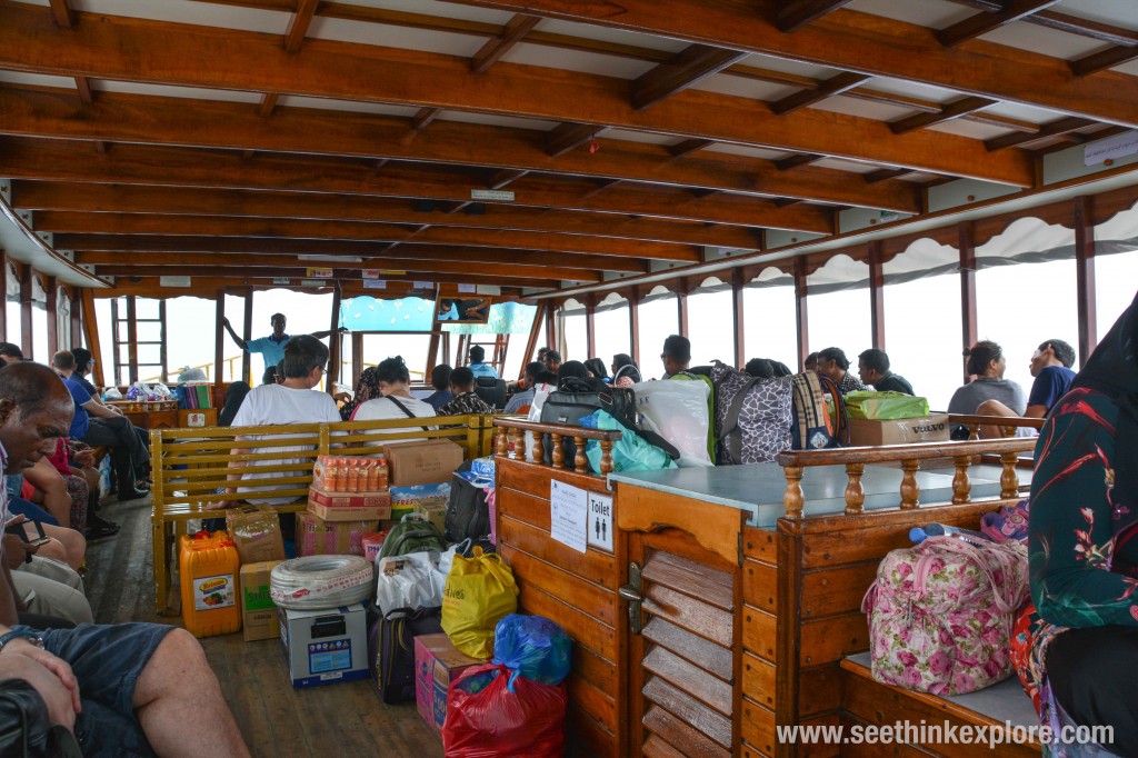 The ferry to Maafushi.